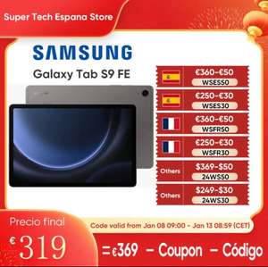 Samsung-Tableta Galaxy Tab S9 FE X510, 6/128GB