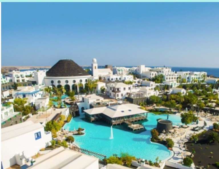 Lujo 5* a Lanzarote 4 noches hotel 5* con MEDIA PENSIÓN, traslados y vuelos incluidos (PxPm2)(Octubre)