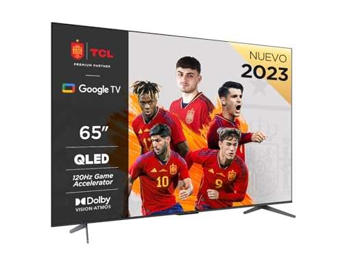 TCL 65C641 - Smart TV 65" QLED 4K UHD, HDR10+, 120 Hz Game Accelerator, Dolby Vision & Atmos, Game Master Smart TV Powered by Google TV