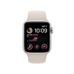 Apple Watch SE de 2.ªgeneración (GPS, 40mm) Reloj Inteligente con Caja de Aluminio en Blanco Estrella - Correa Deportiva (3 Colores)