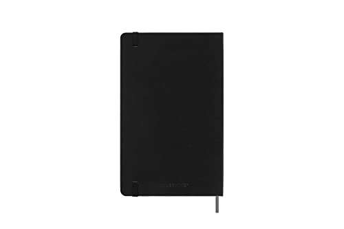 Moleskine Smart Notebook, Smart Writing System, Cuaderno Digital con Tapa Dura, Hojas de Rúbrica y Cierre Elástico, Tamaño 13 x 21 cm, Negro