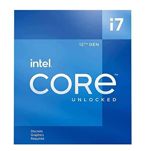 Intel Core i7-12700KF (Base Clock: 3.6GHz Turbo Boost: 5.0GHz)