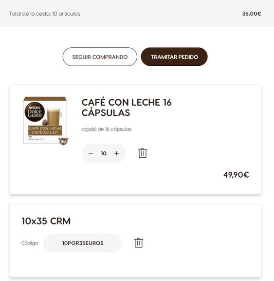 10 cajas Dolce Gusto por 35 euros » Chollometro