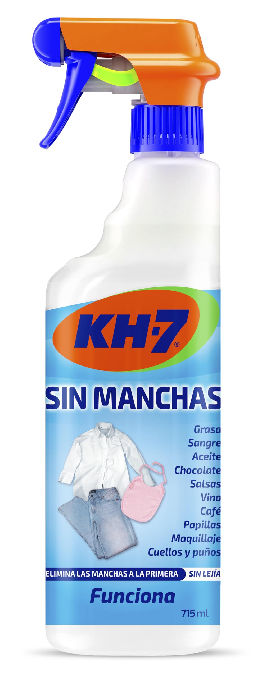 KH-7 Sin Manchas Quitamanchas Ropa Elimina Todo Tipo de Manchas Pulverizador 715 mL