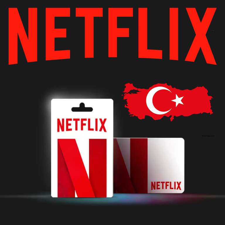 Recopilación Tarjetas de Saldo NETFLIX Turquía (200TL, 100TL, 75TL, 60TL)