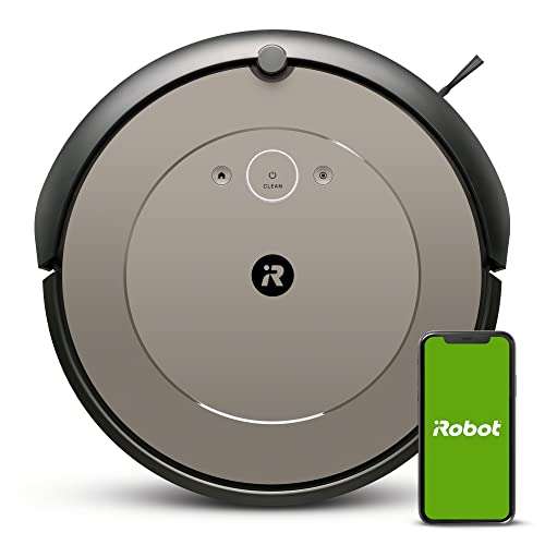 Robot Aspirador iRobot Roomba i1152 - Wi-Fi - 2 cepillos de Goma multisuperficie - Ideal Mascotas