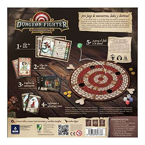 Devir - Dungeon Fighter 2ª ed., Juego de Mesa