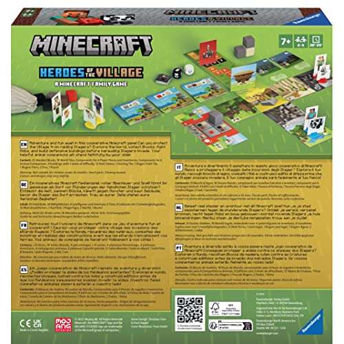Juego de mesa Minecraft Heroes of the Village - 25,39€ (Cooperativo 2 a 4 jugadores, a partir de 6-7 años)