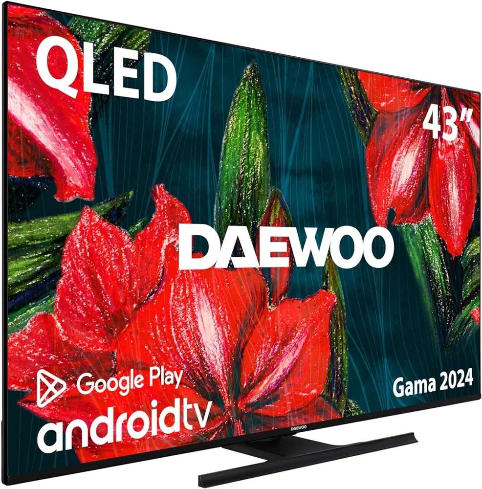 DAEWOO 43DM62QA Televisor Smart TV 43 QLED UHD 4K HDR