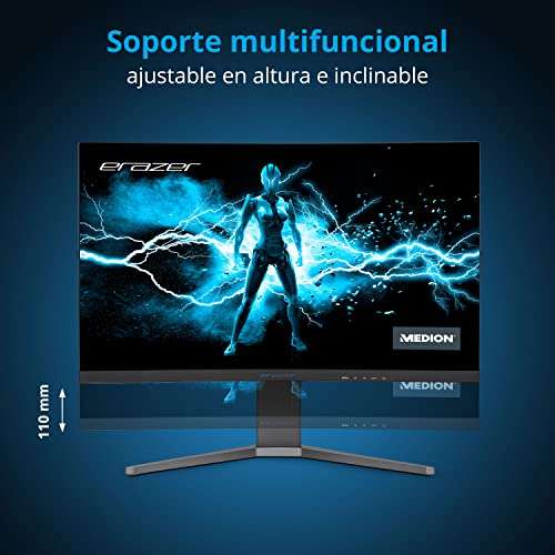MEDION ERAZER Spectator X10 Monitor Curvo Gaming QHD de 68,6 cm (27 pulg.)
