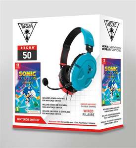 Headset gaming Recon 50 Rojo/Azul + Sonic Colours Pack (-10% Socios)
