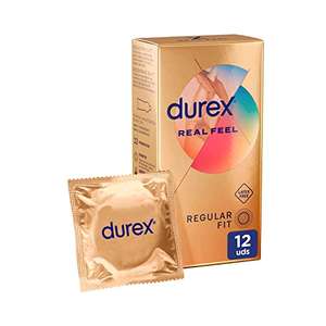Durex 12 Preservativos Sensitivos Real Feel Sin Látex condones - 12 Unidades