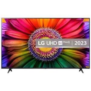 TV LED 50" - LG 50UR80006LJ, UHD 4K, Inteligente α5 4K Gen6 / 43" por 359,95€ / 55" por 459,95€.