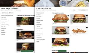 Hamburguesas al 50% o 2x1 en Uber Eats Burgerweek (Steak Burger, Carl's JR, Burger King)
