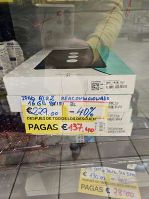 Ipad Air 2 reaco Carrefour Outlet Jerez