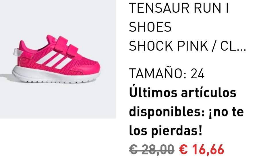 Zapatillas Adidas Tensaur Run I - 2 Colores Disponibles - Bebés y Niños  Pequeños. » Chollometro