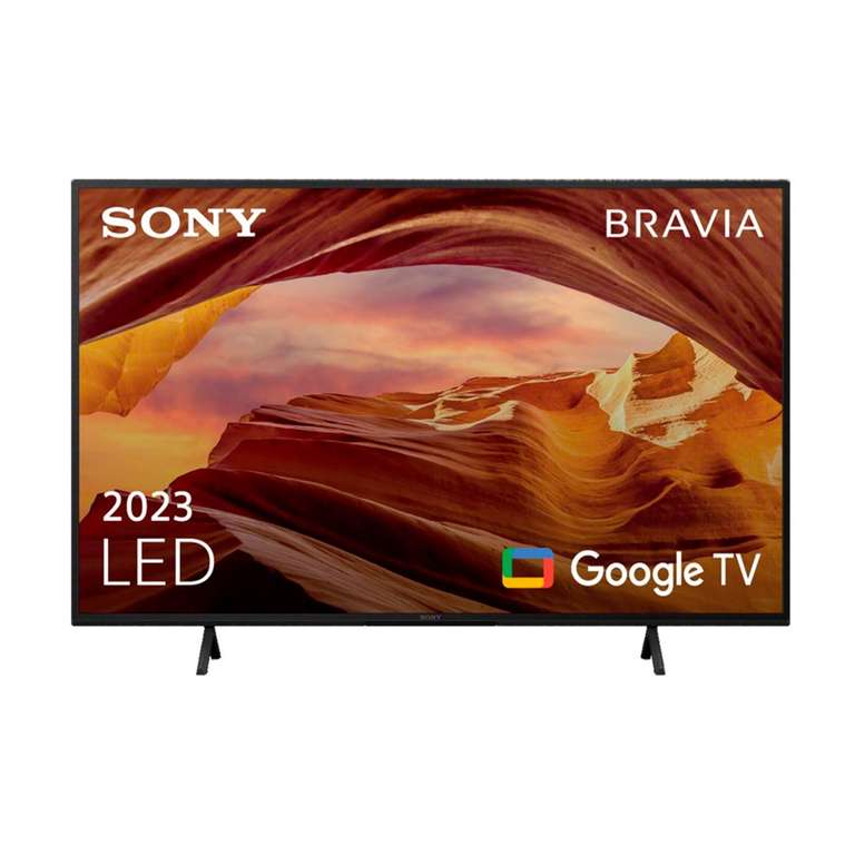 TV LED 55" - Sony BRAVIA 55X75WL, 4K HDR, Smart TV (Google TV), Google, Alexa, Siri, Bluetooth, Chromecast, Eco, Bravia Core, Marco Fino