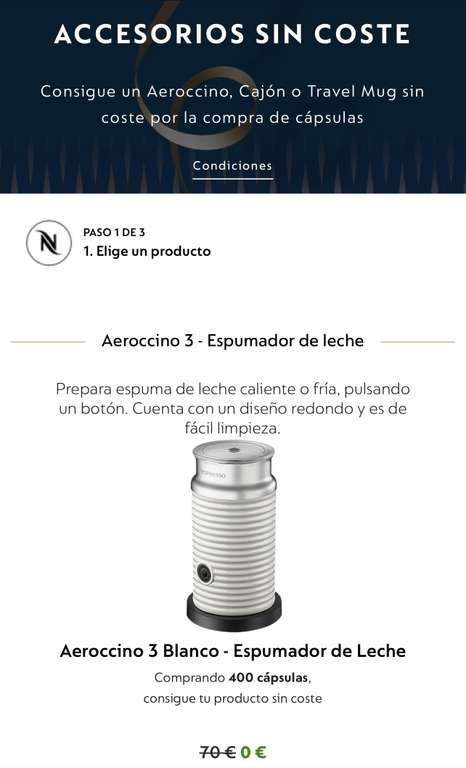 Aeroccino 3 Nespresso Espumador Leche Envio Gratis Buen Fin