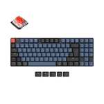 Teclado Keychron K13 Pro ISO-ES RGB Hot-Swappable Switch Low Profile Mechanical Red/Brown Wireless