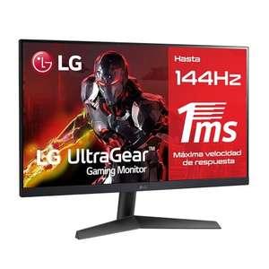 LG UltraGear 24GN60R-B - 23,8" IPS FullHD (1920x1080) 144Hz, 1ms (GtG), HDR 10, HDMI 2.0, DisplayPort, AMD FreeSync Premium, Negro