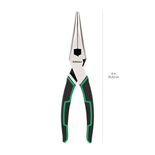 Denali - Alicates de punta larga con empuñadura cómoda de 20 cm