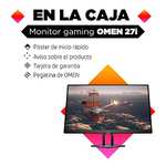 HP OMEN 27i – Monitor Gaming de 27" Quad HD (2560 x 1440 a 165Hz y 2k, IPS, 1ms, HDMI, Antirreflejo, Iluminación Ambiental.