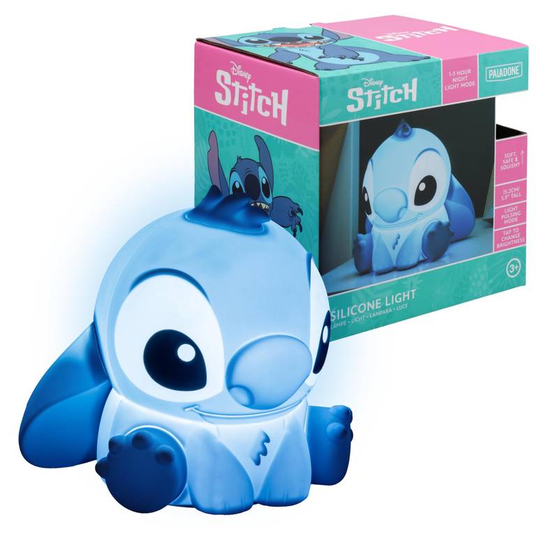 Stitch Squishy Lamp – Lámpara de Escritorio con Licencia Oficial de Disney