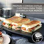 Breville Sandwichera | Sandwich/Panini Press & Toastie Maker | 4 rebanadas | Acero inoxidable [VST026]