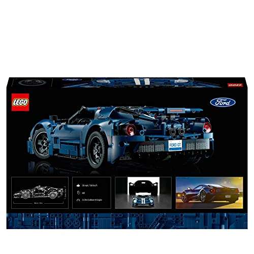 LEGO 42154 Technic Ford GT 2022, Maqueta para Construir para Adultos, Modelo de Coche a Escala 1:12, Edición Coleccionable