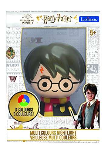 LEXIBOOK Lexibook-NLJ01HP Nocturna Colorida de Bolsillo Harry Potter LED para niños, Luz Suave