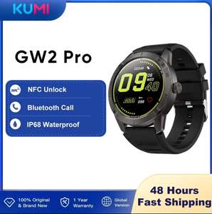 KUMI-reloj inteligente GW2 Pro, accesorio de pulsera resistente al agua IP68 con llamadas, Bluetooth.NUEVO USUARIO 17.11€