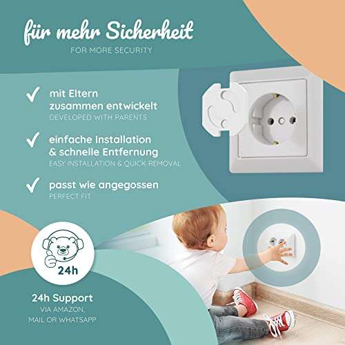 Protector de enchufe de alimentación para bebés y niños, protección contra  descargas eléctricas, 10 unidades - AliExpress