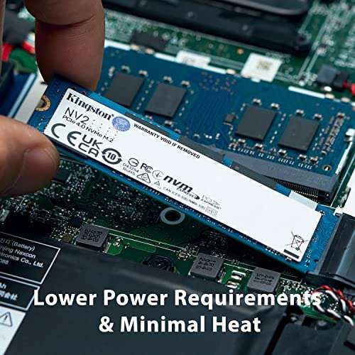 Kingston NV2 NVMe PCIe 4.0 SSD 1000G M.2 2280, 3500 MB/s
