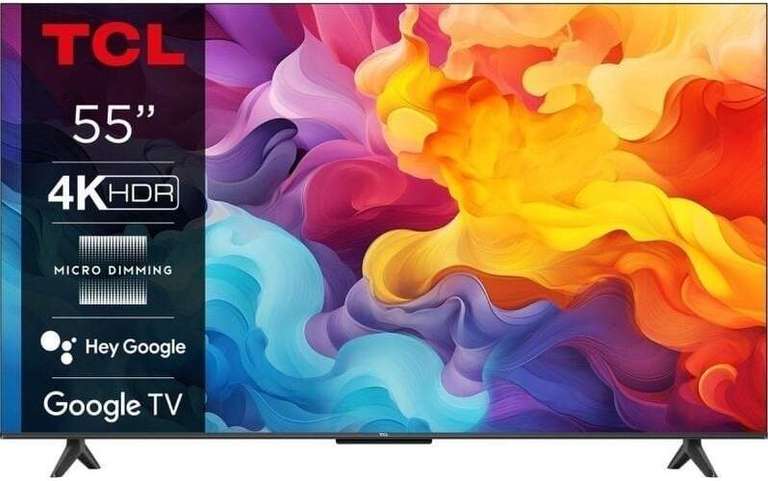 TV 55" TCL 55P61B - 4K Ultra HD, Google TV, HDR10, ALLM