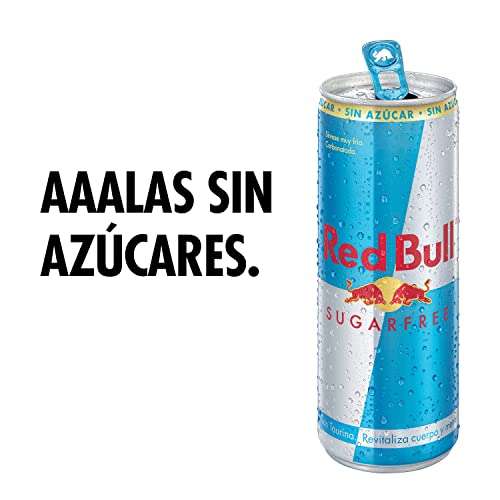 2x Packs de 24 Latas de Red Bull Sin Azúcar 250 ml [48 LATAS TOTAL, 12L TOTAL, 0,87€ c/ud]