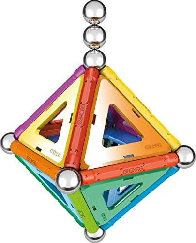 Geomag Rainbow - Juego de construcción magnética, 72 Piezas, Multicolor