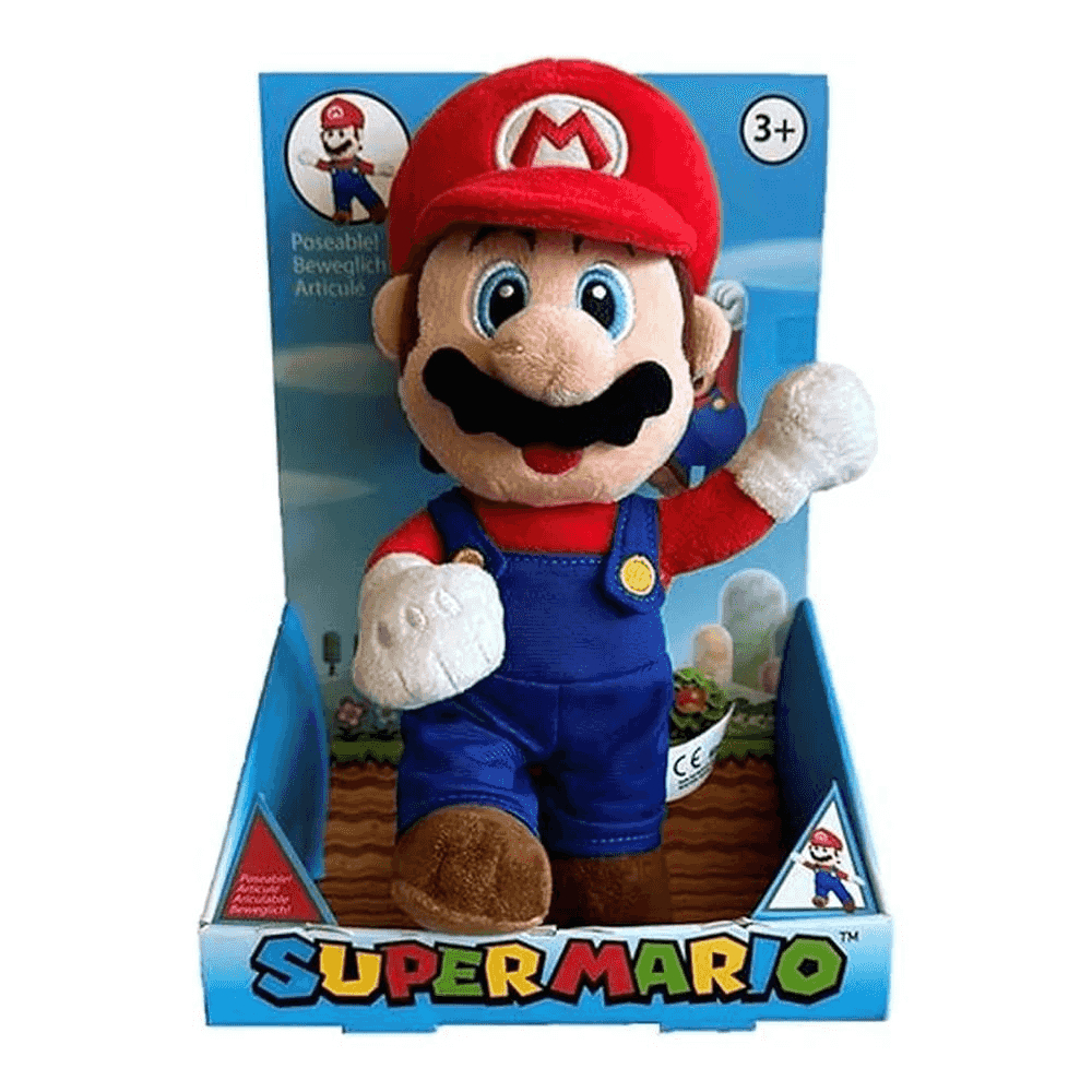 Peluche Mario Articulado 25 cm Super Mario