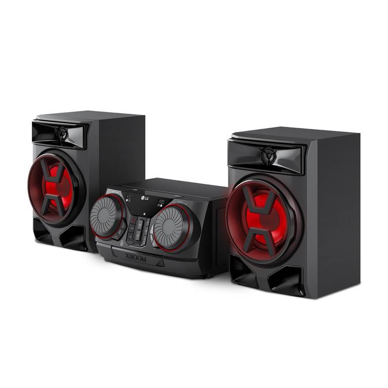 LG CK43N – Microcadena XBOOM, Sistema de Sonido 300W, Bluetooth, USB, Entrada Aux, Sincronización