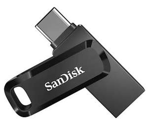 Pendrive 64 GB - SanDisk Ultra Dual Drive Go, 2 en 1, USB-C, USB-A, 3.1, OTG, 150 MB/s, Negro