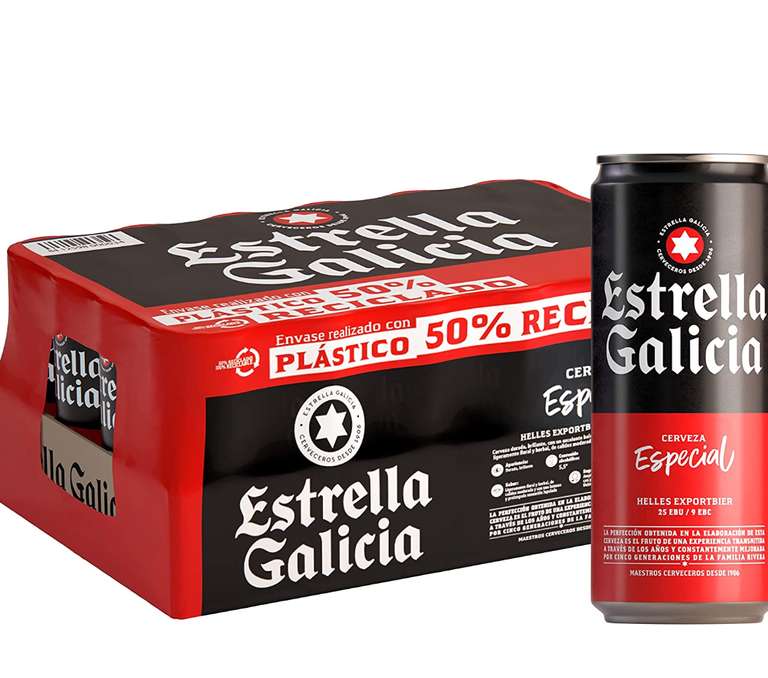 Pack de 24/33cl Estrella Galicia en PEPCO