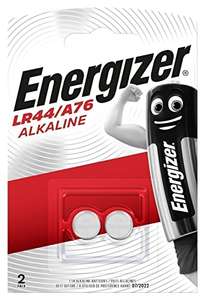 Energizer LR44/A76: Pilas, paquete de 2,