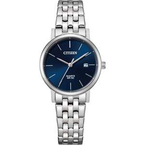 Citizen Women's Analogue Quartz Watch with a Stainless Steel Strap