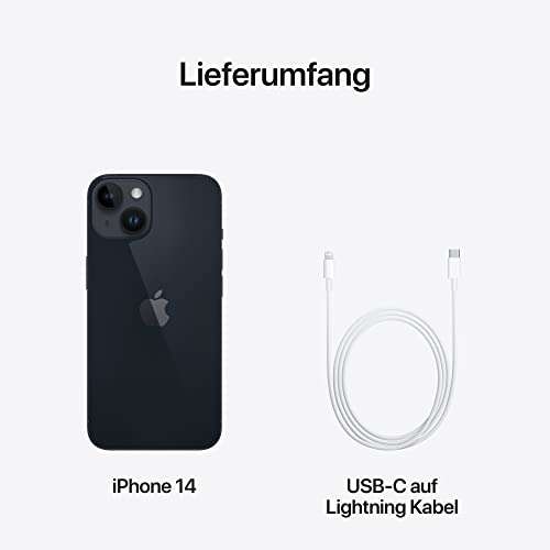 Apple iPhone 14 (128 GB) Negro Noche