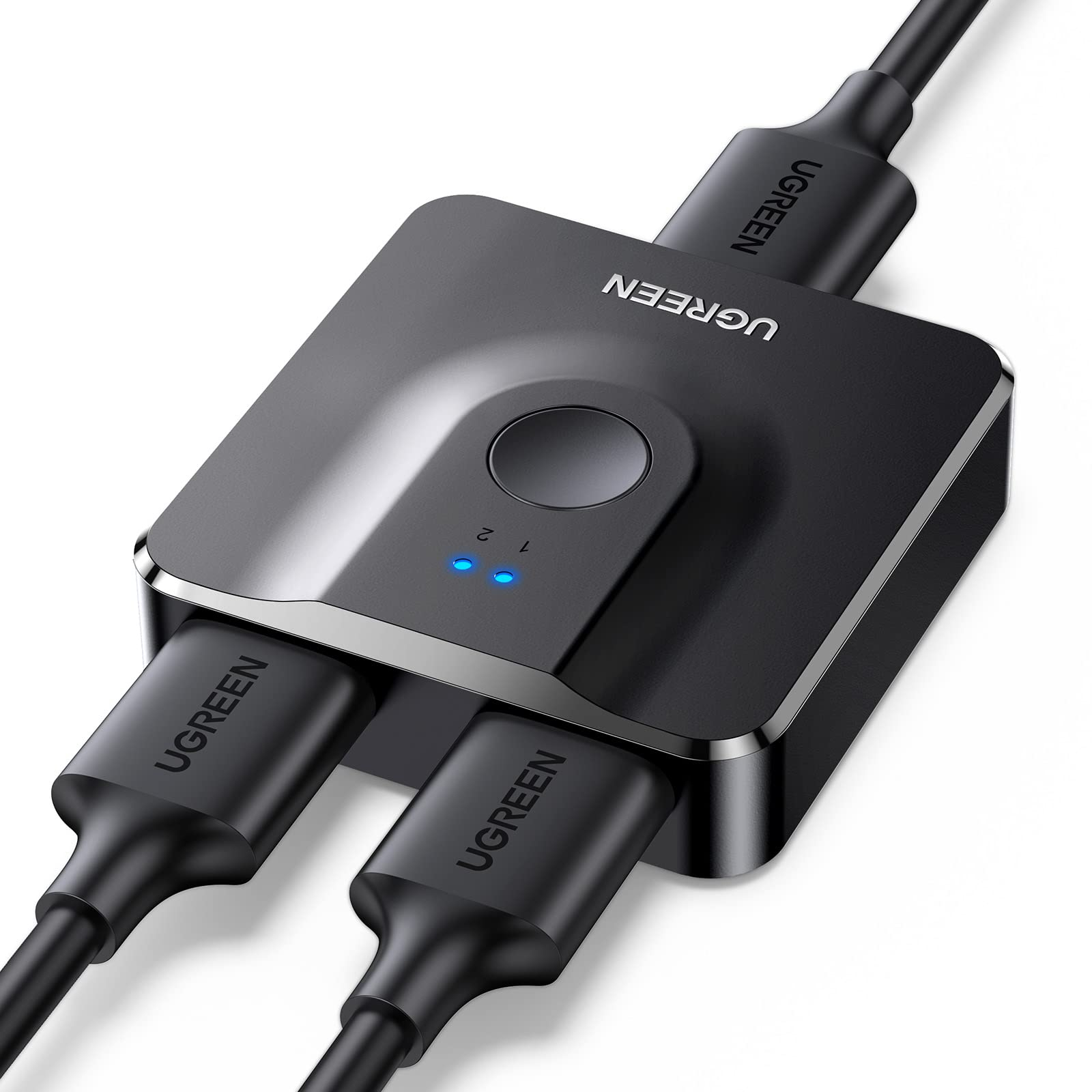 Switch HDMI 2.0 4K 60Hz 2 Entradas 1 Salida Bidireccional 2K 1080P 120Hz HDR CEC Dolby Atmos Compatible PS5 PS4 Xbox TV Stick Chromecast TV