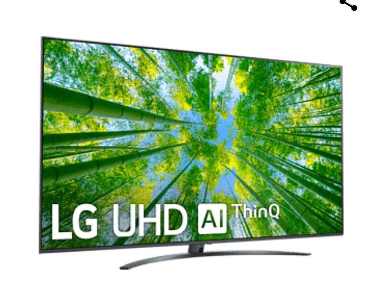 TV LED 75" - LG 75UQ81006LB, UHD 4K, Inteligente a5 Gen5 AI 4K, Smart TV, DVB-T2 (H.265), Negro