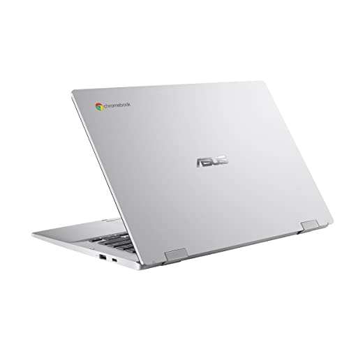 ASUS Chromebook CX1400CKA-EK0138 - 14" TN Full HD, Celeron N4500, 8GB RAM, 64GB eMMC, UHD Graphics, ChromeOS, Teclado QWERTY español, Plata
