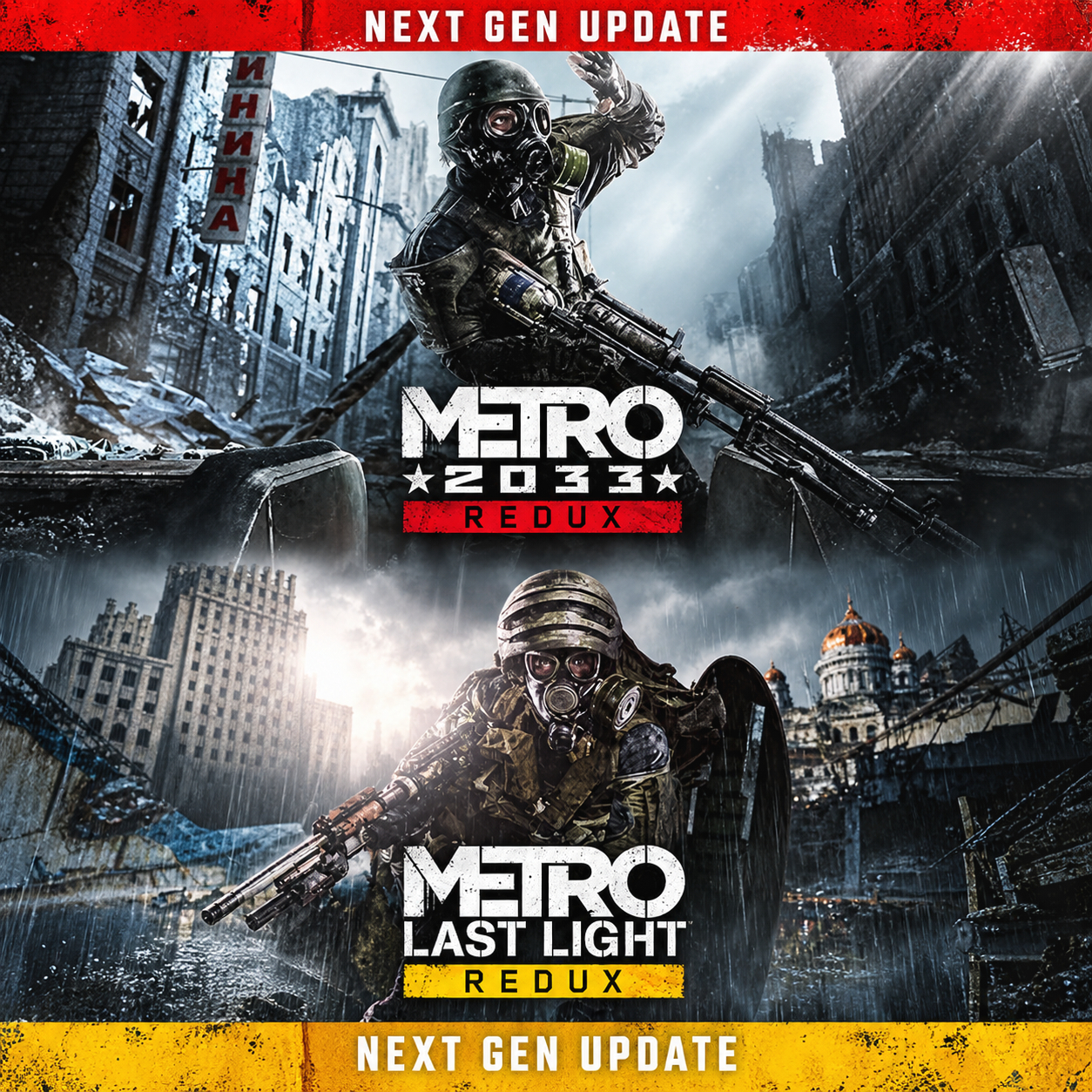 METRO 2033 Redux, Last Light Redux (Steam, Gog)
