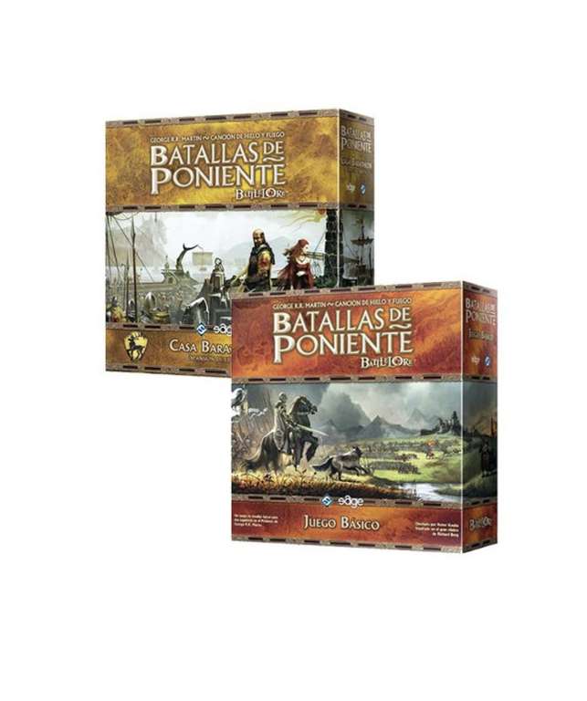 Pack Juegos de mesa - Batallas de poniente (core set + expansión casa Baratheon)