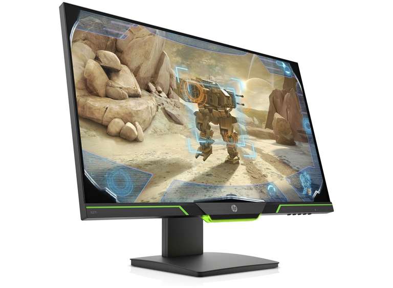 HP X27i 2K – Monitor Gaming de 27" Quad HD (2560 x 1440 a 144Hz, IPS, 4ms, HDMI, Antirreflejo, Antiparpadeo, Altura e Inclinación Ajustables