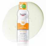 Eucerin Sun Body Oil Control Aerosol Spray FPS 50 (200 ml),crema de sol transparente para pieles sensibles y con tendencia acneica